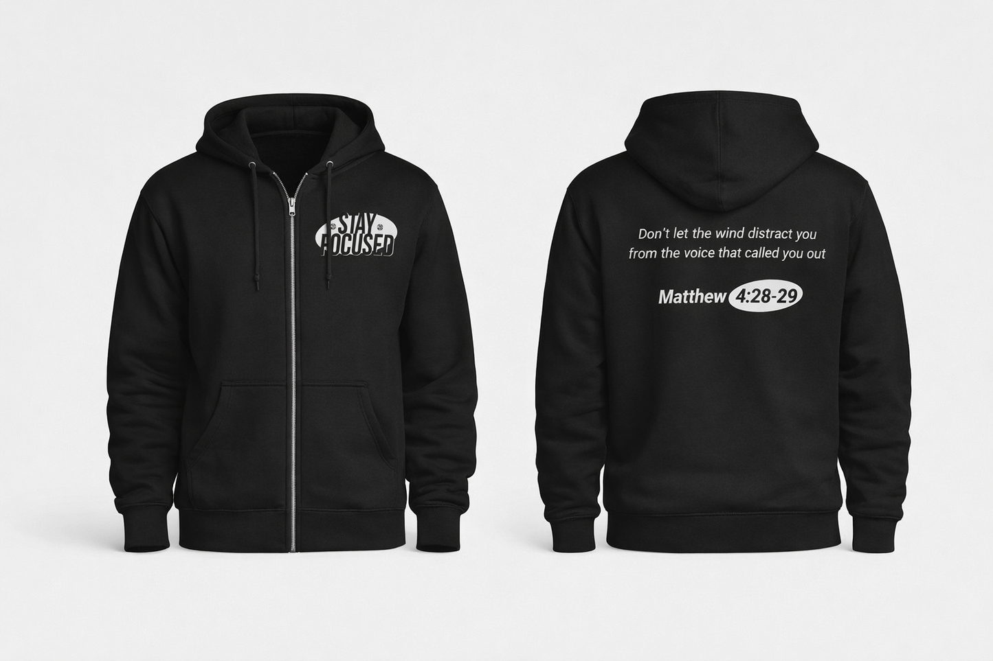STAY FOCUSED ZIP-UP HOODIE
